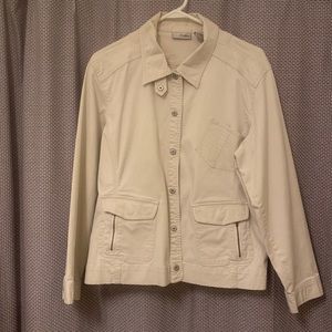 Chico’s Beige Platinum Jacket